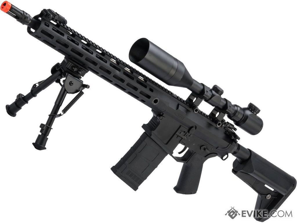 CYMA Platinum SR-25 QBS Airsoft AEG Designated Marksman Rifle (Model: 14.5" M-LOK / Gun Only)