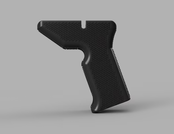 BULL CRAFT 3" Long Angled Contoured Grip for M-LOK Rails