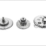 BEGADI SILVERLINE MOD25 / SR25 / BR10 CNC GEARSET (LOW NOISE) - NICKEL PLATED - 18:1 WITH 19Z SECTOR GEAR