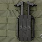 Begadi Hard Shell Holster / Mag Pouch for up to 3 AEP magazines, self-locking -black