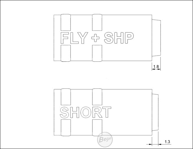 Begadi PRO 60° "FLY5 Regular, M14 Cut" AEG Flat Hop Bucking FOR M14 AEG