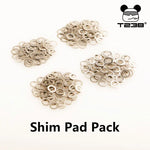 T238 Airsoft AEG Gearbox Shim Set – 200pc Precision Gear Shims (0.1 / 0.2 / 0.3 / 0.5mm) - WyshTech