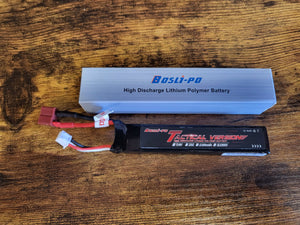 Bosli-po High Discharge Lithium Poly Battery 7.4v 25c 1100mAh 8.14wh - WyshTech